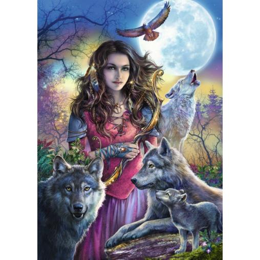 Puzzle Ravensburger La Madrina de los Lobos de 1000 Piezas