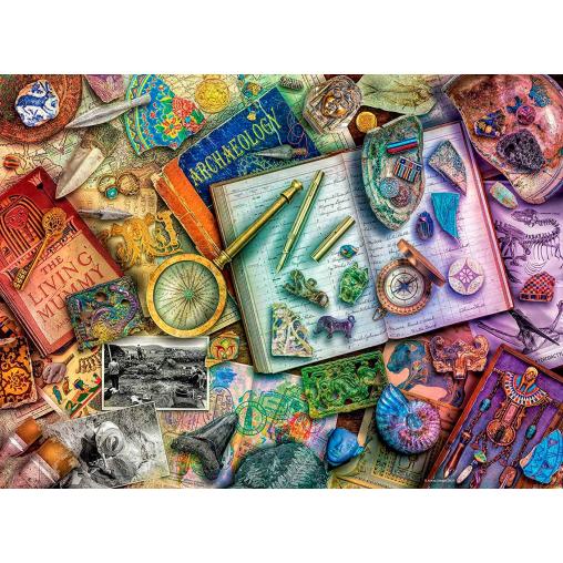 Puzzle Ravensburger La Mesa del Arqueólogo de 500 Piezas