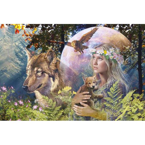 Ravensburger La fille et le loup Puzzle 3000 pièces