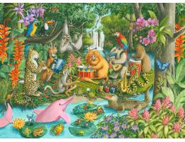 Puzzle Ravensburger La Orquesta de Animales XXL de 100 Pzs