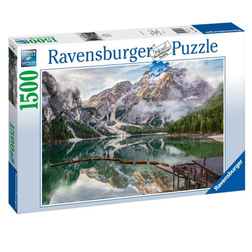 Puzzle Ravensburger Lago Braies de 1500 Piezas