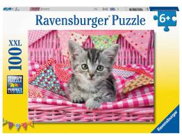 Puzzle Ravensburger Lindo Gatito XXL de 100 Piezas