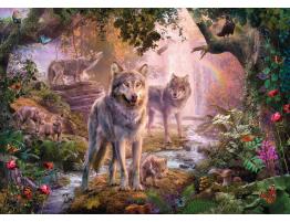 Puzzle Ravensburger Lobos de Verano de 1000 Piezas