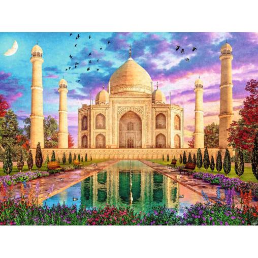 Puzzle Ravensburger Majestuoso Taj Mahal de 1500 Piezas