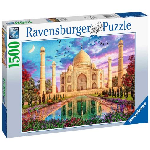 Puzzle Ravensburger Majestuoso Taj Mahal de 1500 Piezas