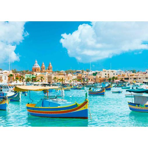 Puzzle Ravensburger Malta Mediterránea de 1000 Piezas