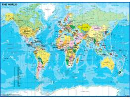 Puzzle Ravensburger Mapa del Mundo XXL de 200 Piezas