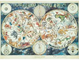 Puzzle Ravensburger Mapa Mundial de Bestias de 1500 Piezas