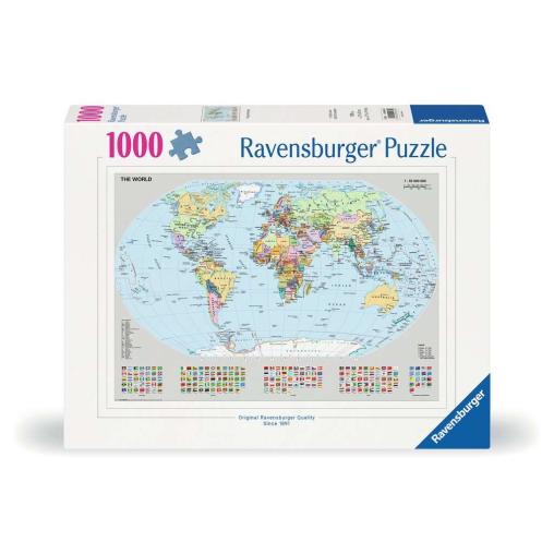 Ravensburger Carte du monde politique Puzzle 1000 pièces