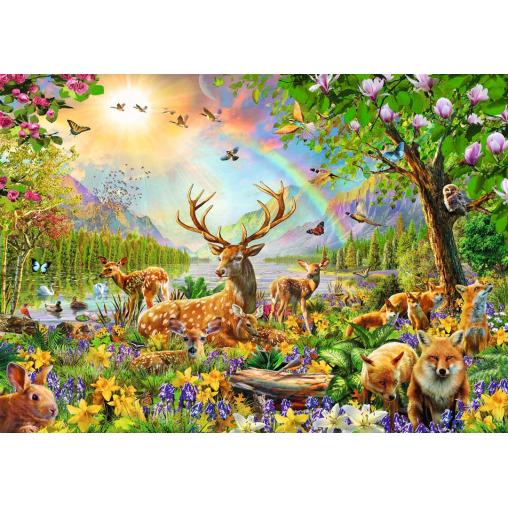 Puzzle Ravensburger Maravillosas Tierras Vírgenes XXL de 200 Pzs