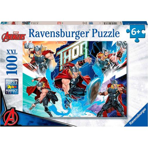 Puzzle Ravensburger Marvel Thor XXL de 100 Pzs