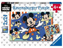 Puzzle Ravensburger Mickey Mouse de 2x24 Piezas