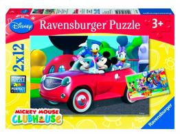 Puzzle Ravensburger Mickey y Compañía 2x12 Piezas