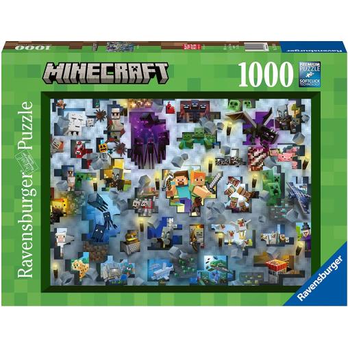 Puzzle Ravensburger Minecraft Mobs 1000 Piezas