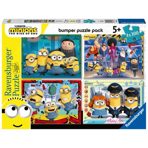 Puzzle Ravensburger Minions 2 de 4 x 100 Piezas