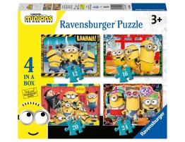 Puzzle Ravensburger Minions 2 Progresivo de 12+16+20+24 Piezas