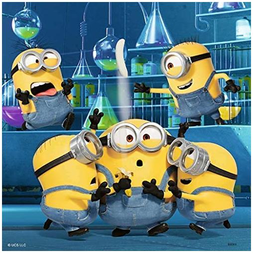 Puzzle Ravensburger Minions Divertidos de 3x49 Piezas