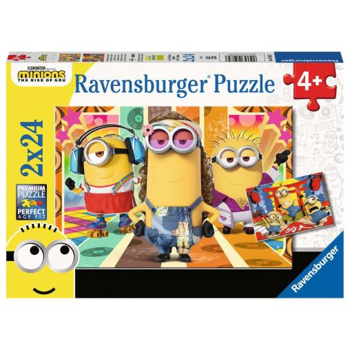 Puzzle Ravensburger Minions Secuaces de 2x24 Piezas