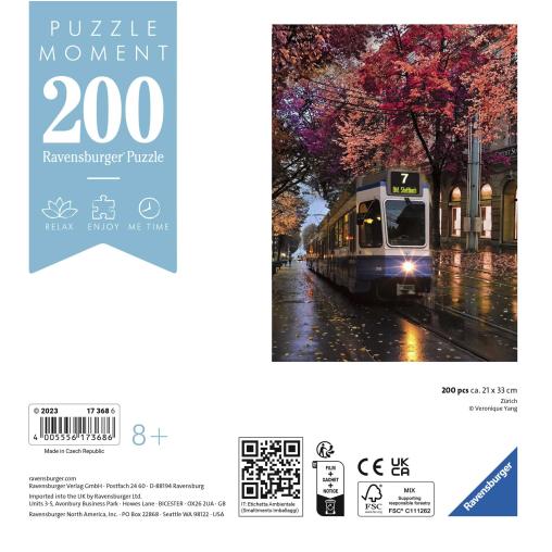 Puzzle Ravensburger Moment Zürich de 200 Piezas