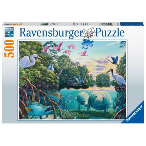 Puzzle Ravensburger Momentos de Manatí de 500 Piezas