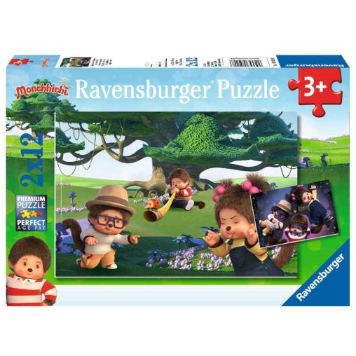 Puzzle Ravensburger Monchhichi Jugar y Soñar de 2x12 Pzs