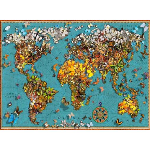 Puzzle Ravensburger Mundo de las Mariposas de 500 Piezas