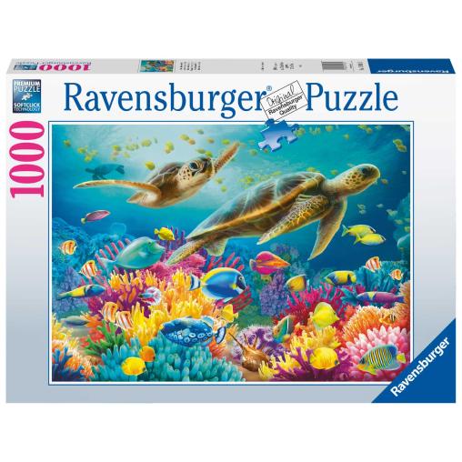 Puzzle Ravensburger Mundo Submarino Azul de 1000 Piezas