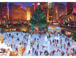 Puzzle Ravensburger Navidad Rockefeller Center de 1000 Piezas