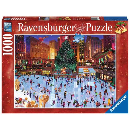 Puzzle Ravensburger Navidad Rockefeller Center de 1000 Piezas