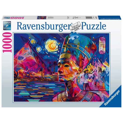 Puzzle Ravensburger Nefertiti en el Nilo de 1000 Piezas