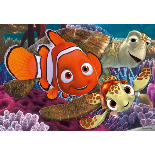 Puzzle Ravensburger Nemo, Pequeño Fugitivo de 2x12 Piezas