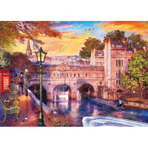 Puzzle Ravensburger Noche Romántica en Bath de 1000 Pzs