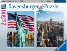 Puzzle Ravensburger Nueva York de 2x500 Piezas