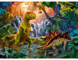 Puzzle Ravensburger Oasis de Dinosaurios XXL de 100 Piezas