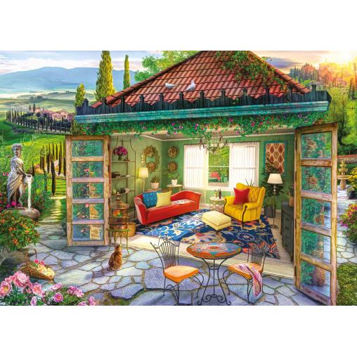 Puzzle Ravensburger Oasis en la Toscana de 1000 Piezas