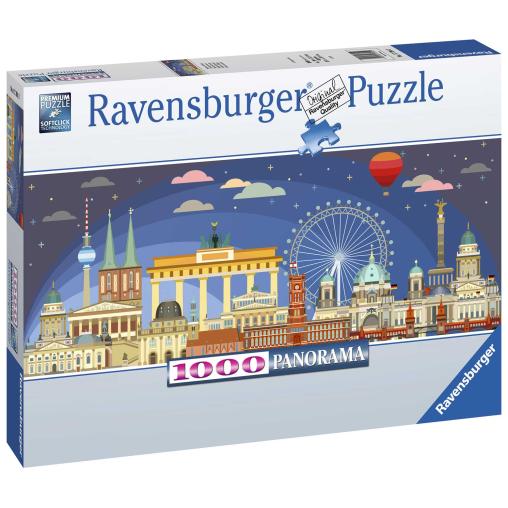 Puzzle Ravensburger Panorama Berlín de Noche de 1000 Piezas