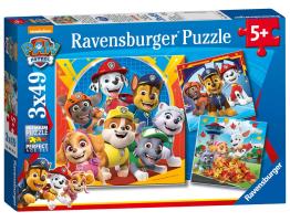 Puzzle Ravensburger Patrulla Canina de 3x49 Piezas