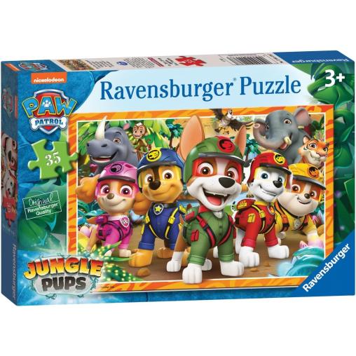 Puzzle Ravensburger Patrulla Canina Jungle Pups de 35 Pzs