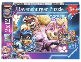 Puzzle Ravensburger Patrulla Canina Mighty Movie de 2x12 Piezas