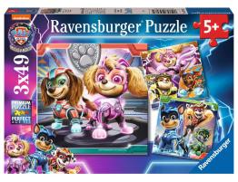 Puzzle Ravensburger Patrulla Canina Mighty Movie de 3x49 Piezas