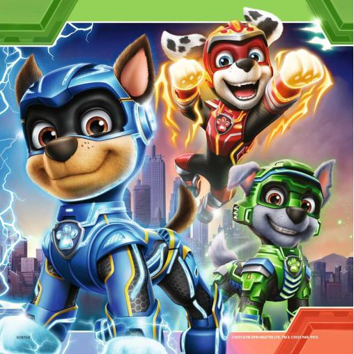 Puzzle Ravensburger Patrulla Canina Mighty Movie de 3x49 Piezas