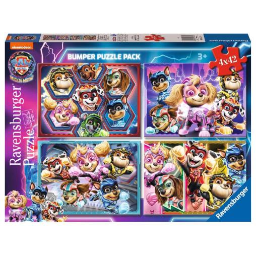 Puzzle Ravensburger Patrulla Canina Mighty Movie de 4x42 Pzs