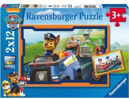 Puzzle Ravensburger Paw Patrol, Paw Patrol 2x12 pièces