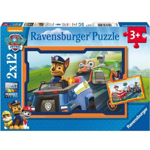 Puzzle Ravensburger Paw Patrol, Paw Patrol 2x12 pièces