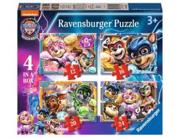 Puzzle Ravensburger Patrulla Canina Progresivo de 12+16+20+24 P