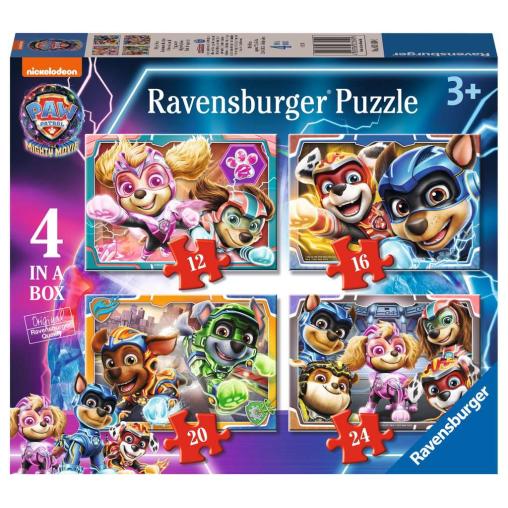 Puzzle Ravensburger Patrulla Canina Progresivo de 12+16+20+24 P