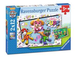 Puzzle Ravensburger Patrulla Canina Super Pups 2x12 Pzs