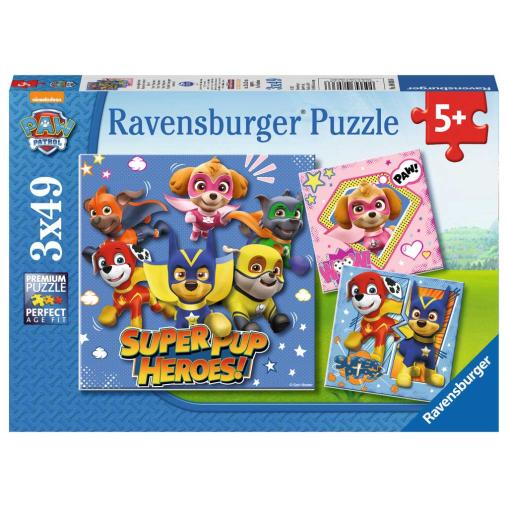 Puzzle Ravensburger Patrulla Canina SuperPup Heroes 3x49 Pzs