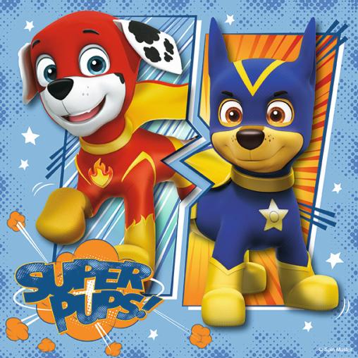 Puzzle Ravensburger Patrulla Canina SuperPup Heroes 3x49 Pzs