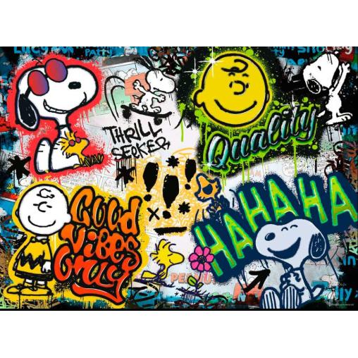 Puzzle Ravensburger Peanuts Graffiti de 500 Piezas